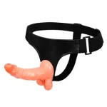 15 cm Belden Bağlamalı İçi Dolu Strapon Penis - Görsel 6