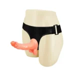 15 cm Belden Bağlamalı İçi Dolu Strapon Penis - Görsel 7