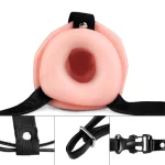16 cm İçi Boş Belden Bağlamalı Realistik Testissiz Penis Strapon - Görsel 3