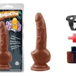18 cm Belden Bağlamalı Gerçekçi Melez Dildo Penis