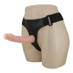 19 cm Belden Bağlamalı İçi Dolu Strapon Penis - Görsel 2