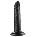 19 cm Belden Bağlamalı Realistik Vantuzlu Testissiz Zenci Dildo Penis - Görsel 2