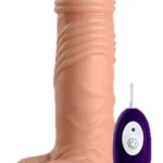 19 cm Gerçekçi Titreşimli Dildo Vibratör Penis - Thunder