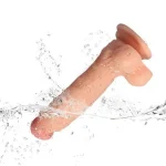 19 Cm Realistik Vantuzlu Dildo Penis Middle Leilong - Görsel 5