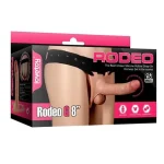20,3 cm Belden Bağlamalı Oxford İçi Boş Strapon Dildo - Görsel 2
