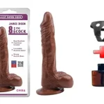 21,5 cm Belden Bağlamalı Gerçekçi Melez Dildo Penis