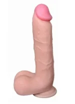 21 cm Gerçekçi Titreşimli Dildo Vibratör Penis - Adam - Görsel 7