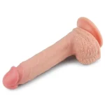 22 cm Belden Bağlamalı Gerçekçi Çift Katmanlı Silikon Penis - Görsel 10