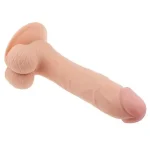 22 cm Belden Bağlamalı Gerçekçi Çift Katmanlı Silikon Penis - Görsel 4
