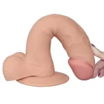 22 cm Gerçekçi Çift Katmanlı Silikon Penis - Görsel 7