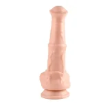 24 cm Et Dokulu Gerçekçi Çift Katmanlı Sünnetsiz Silikon Penis - Görsel 3