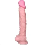 25 cm Belden Bağlamalı Realistik Dildo Penis Set - Görsel 2