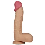 28,5 cm Belden Bağlamalı Yeni Nesil Realistik Penis + Kemer + Kayganlaştırıcı Hediyeli - Görsel 2