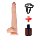 29,5 Cm Belden Bağlamalı Gerçekçi Kalın Dildo Penis  Bart