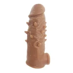 3,5 cm Dolgulu Realistik Penis Kılıfı - Görsel 11
