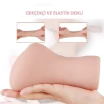 3 Boyutlu Gerçekçi Anal & Vajinal Masturbatör - Linda - Görsel 5