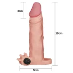 5 cm Uzatmalı Realistik Titreşimli Penis Kılıfı X-TENDER - Görsel 4