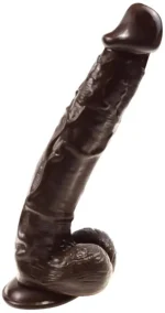 Belden Bağlamalı 27 cm Gerçekçi Uzun & Kalın Melez Dildo Penis - Görsel 2