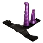 Belden Bağlamalı Çift Taraflı Strapon Dildo - Görsel 6