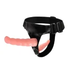 Belden Bağlamalı Çift Taraflı Strapon Dildo