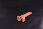 Belden Bağlamalı USB Şarjlı 22 cm Isıtmalı İleri Geri Hareketli Çift Katmanlı Uzaktan Kumandalı Penis - Görsel 5