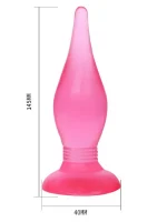 As Erotik 14,5 cm Vantuzlu Jel Anal Alıştırıcı Plug - Görsel 5