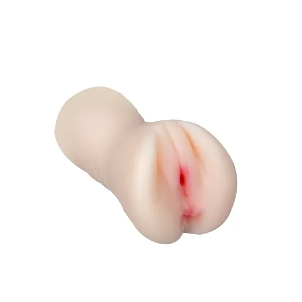 As Erotik 18 CM Çift Girişli Ten Rengi Anal Vajinal Mastürbatör