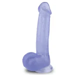 As Erotik 23CM Mor Renk Dildo Penis
