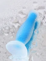 CENSAN Beyond Kyle Glow Gece Parlayan Anal Plug , Silikon, Şeffaf, 10 cm - Görsel 3