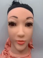 As Erotik Black Doll Siyah Saçlı Şişme Bebek - Görsel 2
