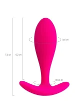 As Erotik Hub Anal Plug Pembe 7,2 cm - Görsel 4