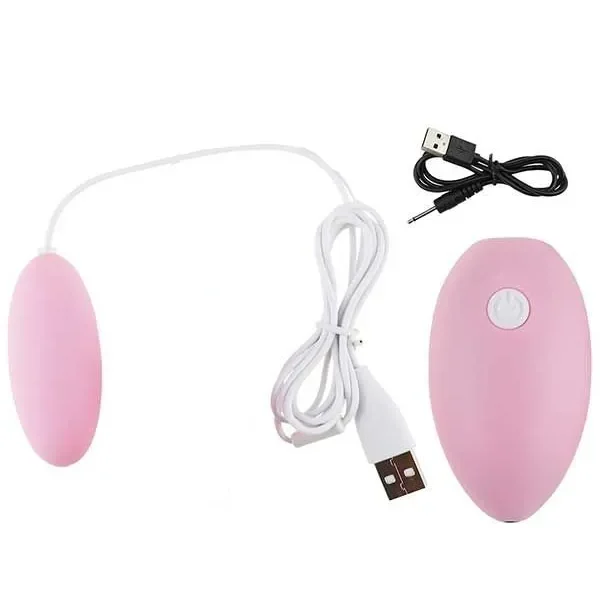 As Erotik Kablolu Pembe Yumurta Vibratör
