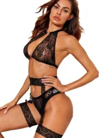 Censan Kadın Dantelli ve Bel Bacak Bantlı Fantezi İç Çamaşırı - Görsel 3