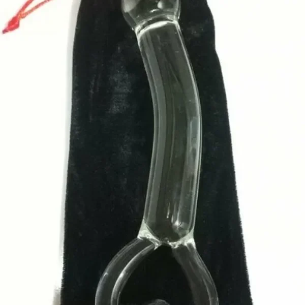 CENSAN Kalp Detaylı Cam Dildo