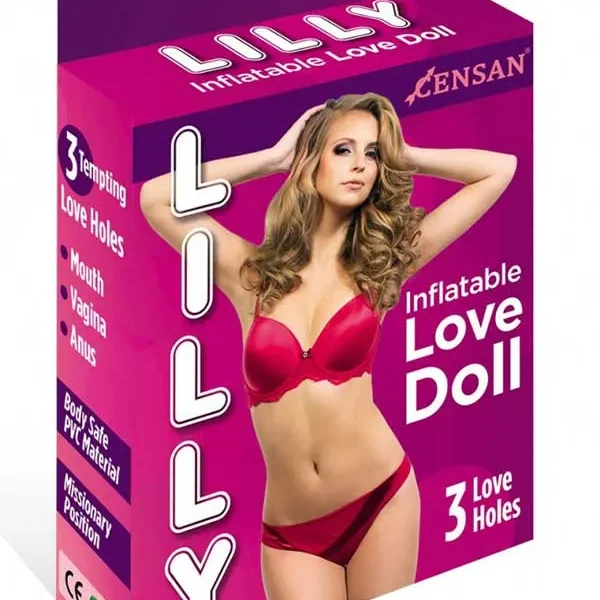 As Erotik Lilly Love Doll 3 İşlevli Şişme Bebek