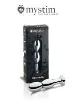 As Erotik Mystim O(h!)-thello Çelik Anal ve Vajinal Elektirikli Dildo
