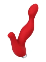 As Erotik Proman Prostat Plug Kırmızı 12,5 cm - Görsel 4
