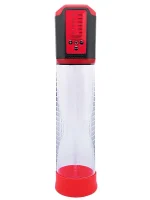 As Erotik Şarjlı Lcd Göstergeli Otomatik Penis Pompası Kırmızı