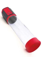 As Erotik Şarjlı Lcd Göstergeli Otomatik Penis Pompası Kırmızı - Görsel 2