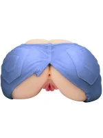 As Erotik School Girls Jeans Etekli Suni Vajina Yapay Kalça Mastürbatör - Görsel 3