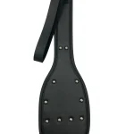 As Erotik Siyah Deri Şaplak