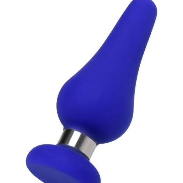 As Erotik Slassic Anal Plug Boyut L Mavi, 13 cm