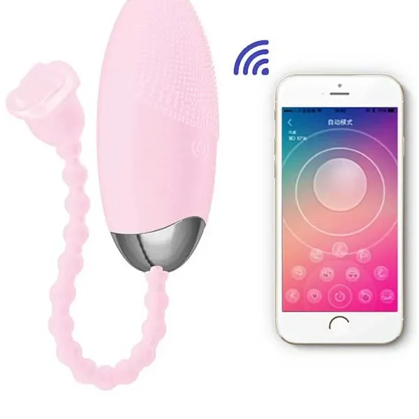 As Erotik Telefon Kontrollü Yumurta Vibratör Pembe