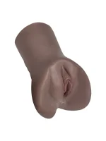 As Erotik Ultra Gerçekçi Çift Girişli Suni Vajina Anal Vajinal Zenci Mastürbatör
