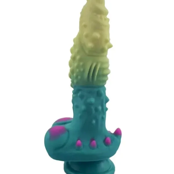 As Erotik Yeşil Mavi Canavar Dildo Model 2