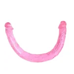 Double Dones 44 cm Çift Taraflı Jel Yumuşak Penis Dildo - Görsel 2