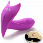 FoxShow Kumandalı G-Noktası ve Klitoris Uyarıcılı Giyilebilir Public Vibratör