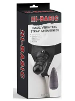 Hi Basic Penis Extender İçi Boş Titreşimli Belden Bağlamalı  Siyah - Görsel 2
