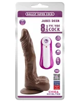 James Deen Swing Hareketli 21.5cm Zenci Vibratör - Görsel 2