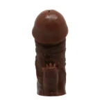 Klitoral Uyarıcılı Tırtıklı Damarlı Penis Kılıfı - Görsel 4